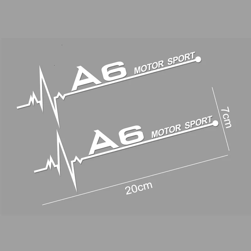 Наклейка с логотипом автомобиля для Audi A1 A3 A4 A5 A6 A7 A8 Q2 Q3 Q5 Q7 TT 2 шт.|Наклейки на