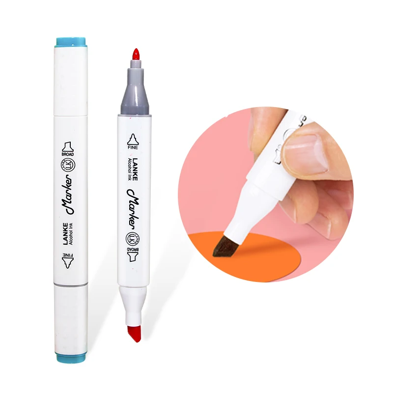 168 Цвета один маркер для рисования кисти на спиртовой основе маркеры эскизная