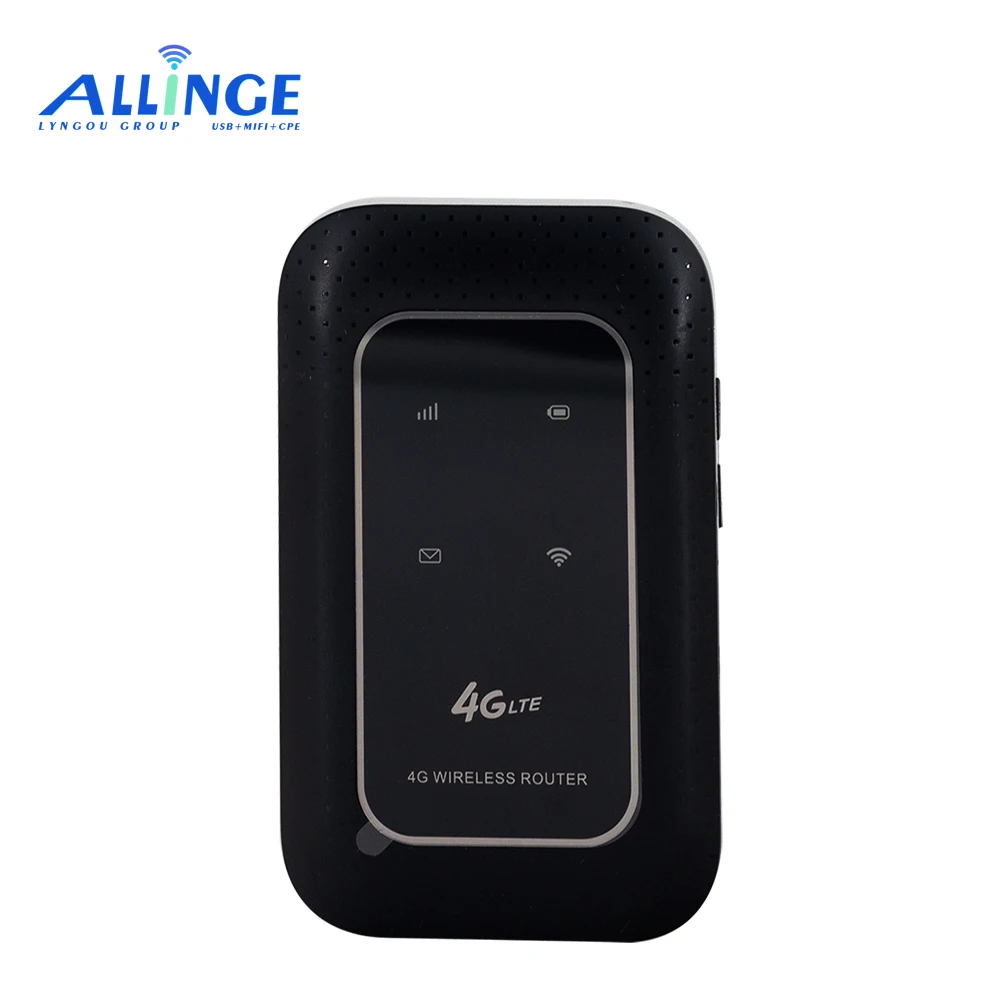 ALLINGE D623 CAT4 150Mbp 4G LTE SIM Card WiFi Router Wireless Mobile Hotspot With 2100mAh Battery Bands B1.3.5.8