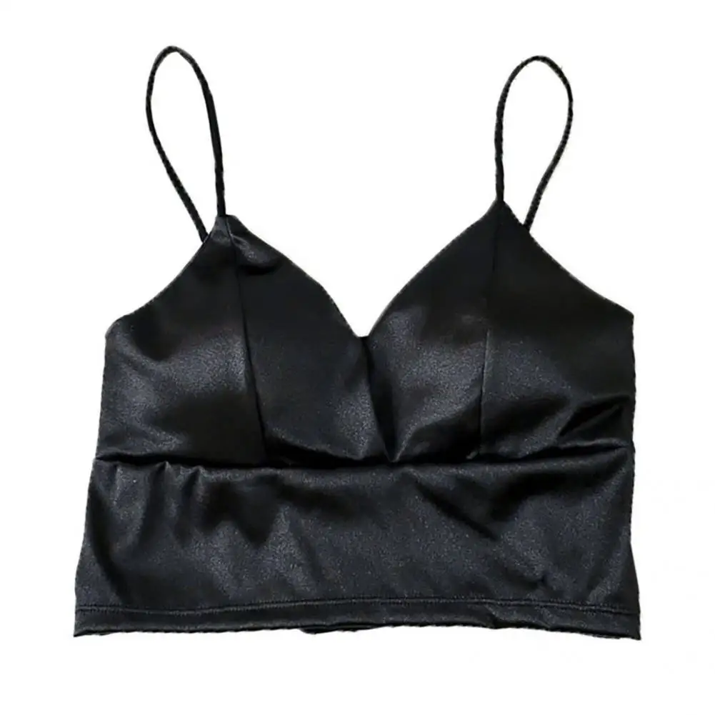 

Push Up Deep V-Neck Women Bra Solid Color Wrapped Chest Padded Wireless Underwear Underwear
