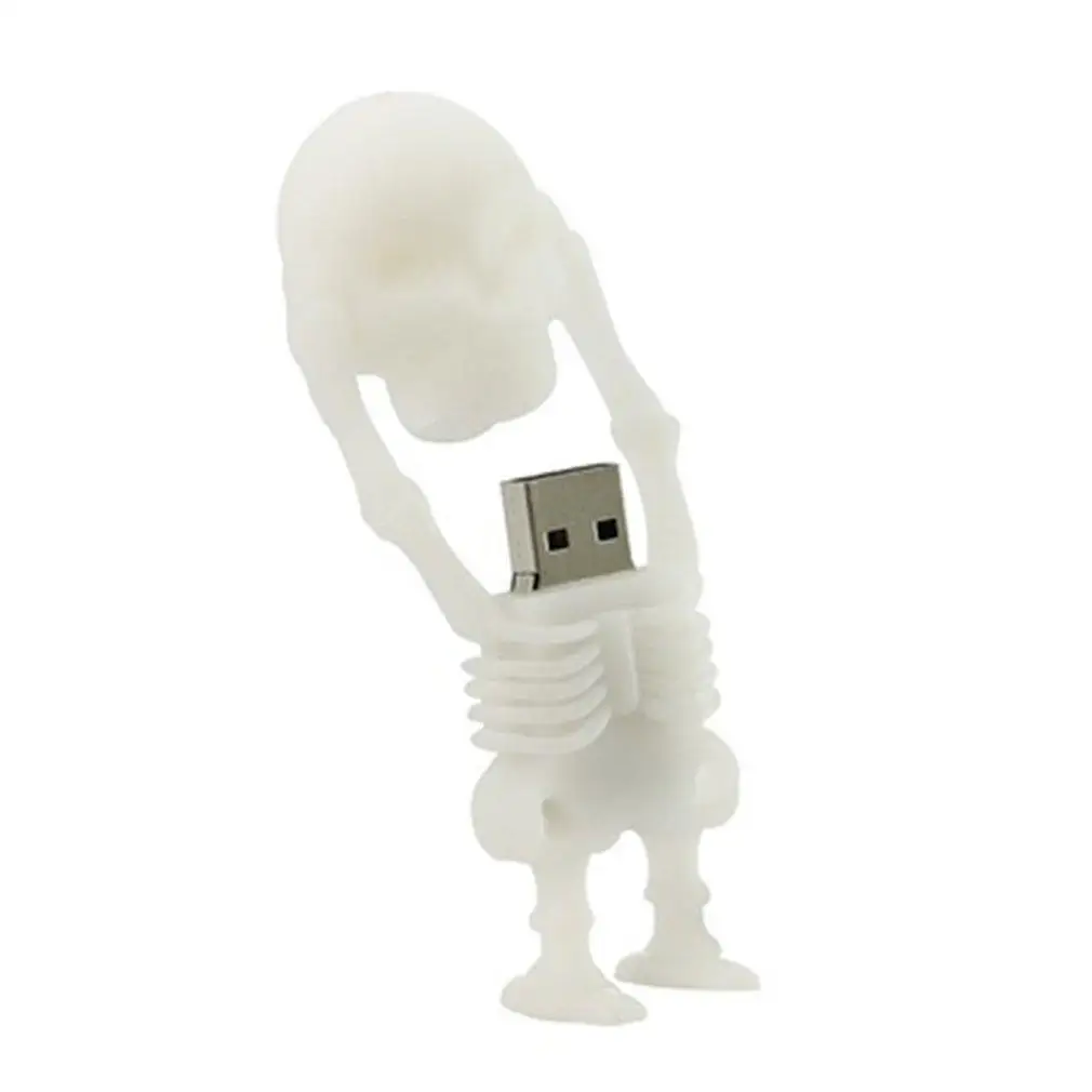 USB флеш-накопитель с мультяшным черепом USB2.0 2 Гб карта памяти Флешка диск ГБ