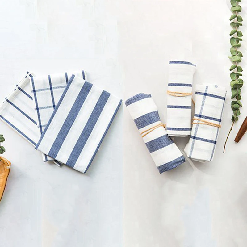 

2021 Classic Kitchen Towels,Tea Towels,Cotton Napkin Resistant Pastoral Table Napkin Home Kitchen Decoration Accessories