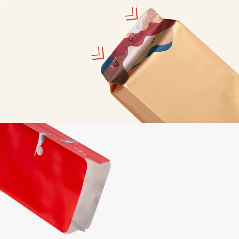 50 шт./лот пакетики для чая из алюминиевой фольги вакуумные термоупаковочные