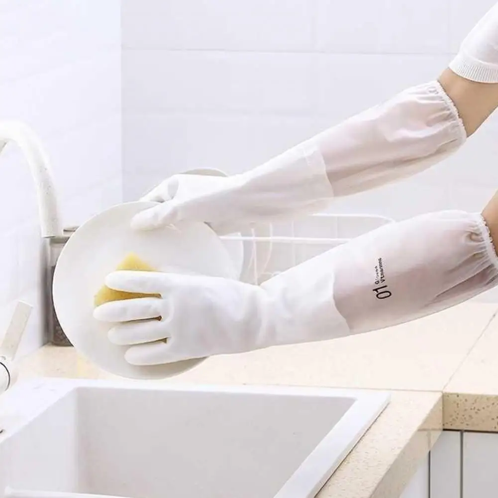 

55% Dropshipping!!1 Pair Oversleeves Eco-friendly Heat Resistant Emulsion Waterproof Protective Sleeves for Home