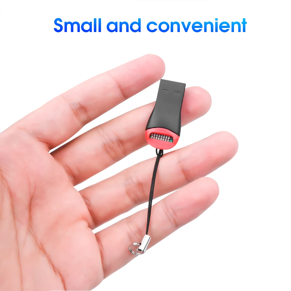 Мини USB адаптер 2 0 кардридер Micro SD SDHC TF для ноутбука|Картридеры| | - Фото №1