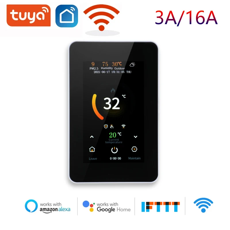 

Смарт-термостат Tuya с Wi-Fi и голосовым управлением