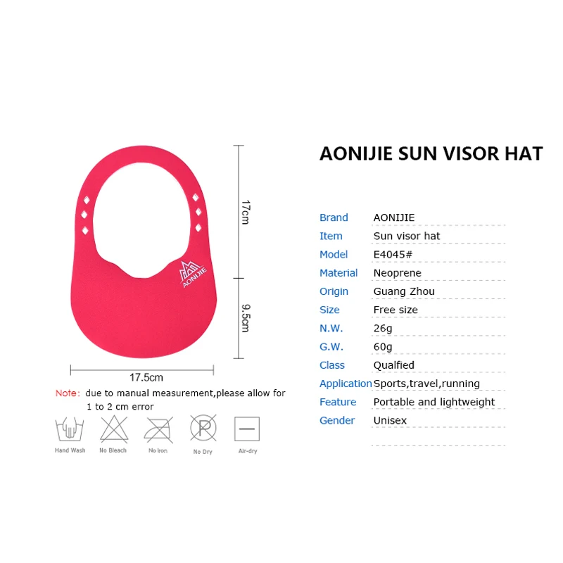 AONIJIE летние солнцезащитные аксессуары для спорта пляжа гольфа рыбалки марафона