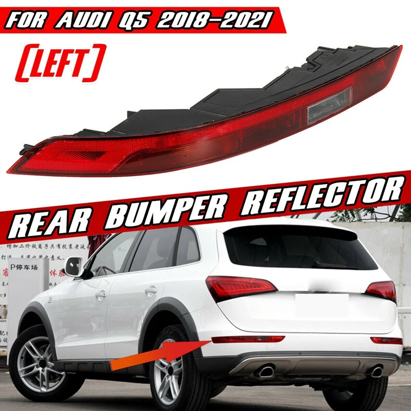 For- Q5 2018-2021 Rear Bumper Reflector