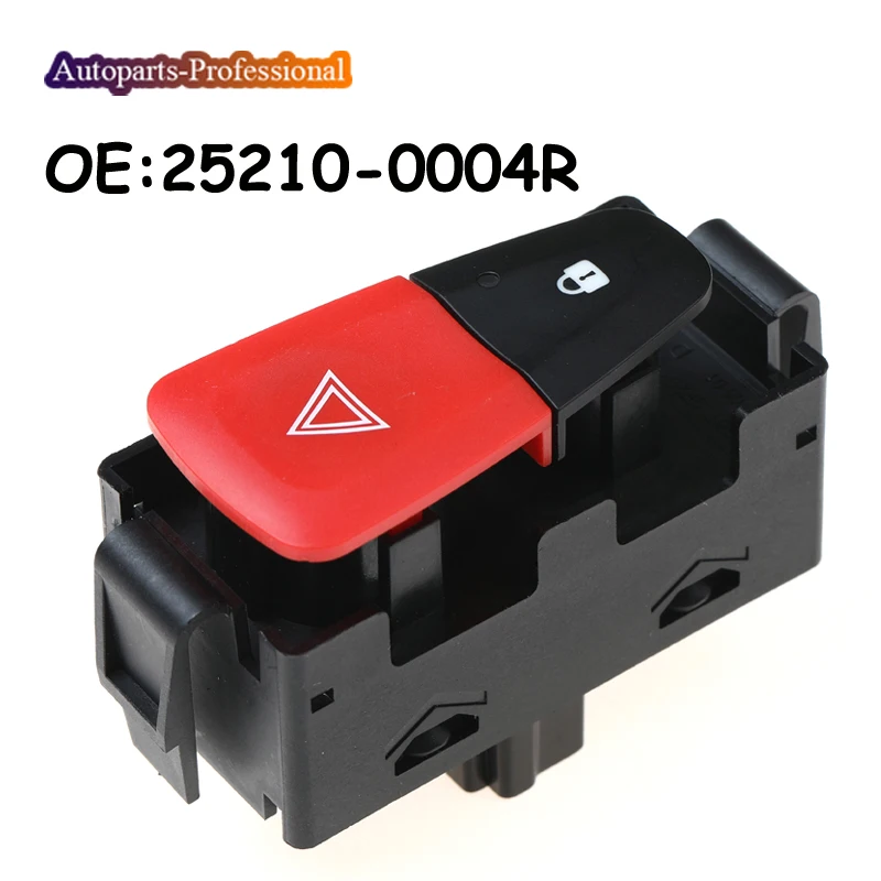 

For Renault Fluence 2010-2019 Privilege 2.l X38 25210-0004R 252100004R Hazard Lock Switch Flasher Quad Signal Switch Car accesso
