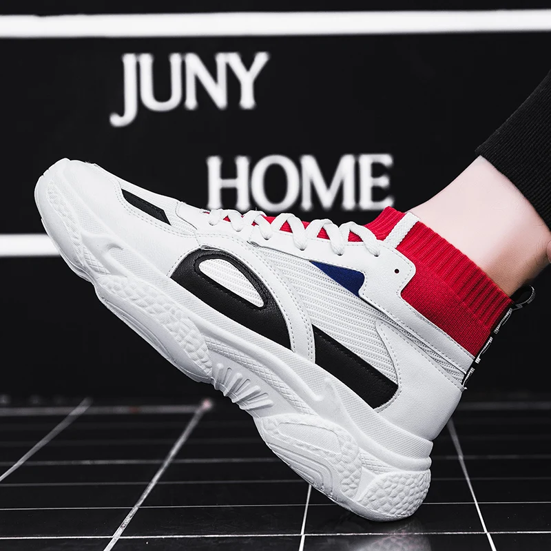 

Autumn Socks Sneakers Men Shoes High-Top Casual Shoes Krasovki Walking Sneakers Male Men Shoes Comfortable Breathable
