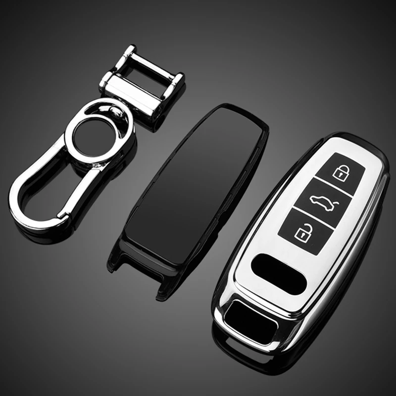 Чехол для ключей новый TPU Audi A6 C8 A7 A8 Q8 2018 2019 автомобильный брелок женщин набор |