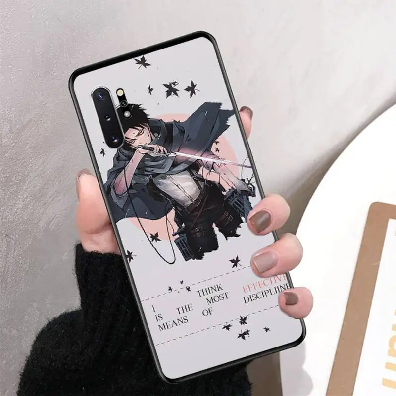 

Anime Attack On Titan Phone Case for Samsung Note 5 7 8 9 10 20 pro plus lite ultra A21 12 72