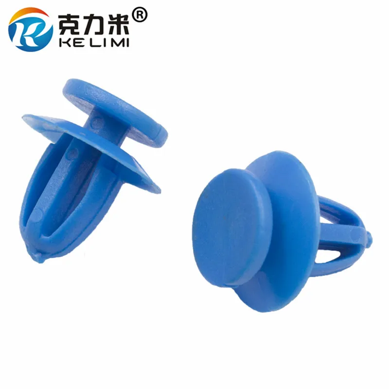 Нейлоновые фиксаторы KE LI MI для дверных панелей синие автомобильные