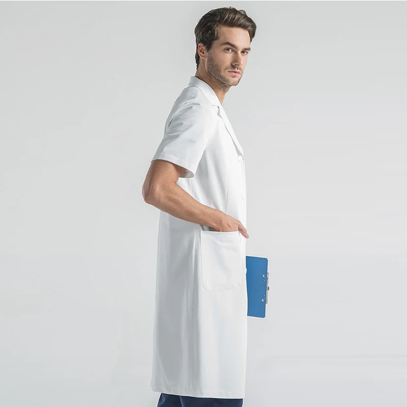 

Frosted Clothes Robe High Quality Beauty Salon Work Wear Lab Coat Spa Uniform Women Scrubs uniform Pet Grooming Agency Workwear