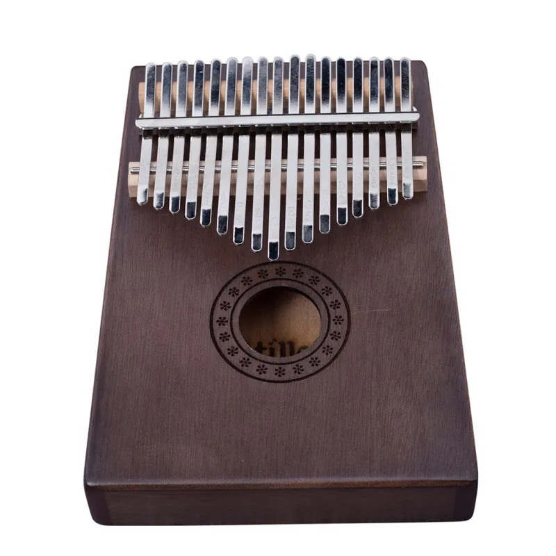 Пианино Kalimba для начинающих 17 клавиш твердая древесина портативная Регулируемая