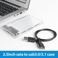 2 5 inch hdd enclosure sata 3 0 to usb 3 0 5 gbps 6tb support uasp hd external ssd hard drive case mobile box hard disk adapter