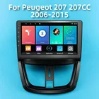 Автомагнитола 2 Din для Peugeot 207, стерео-система на Android, с 9 