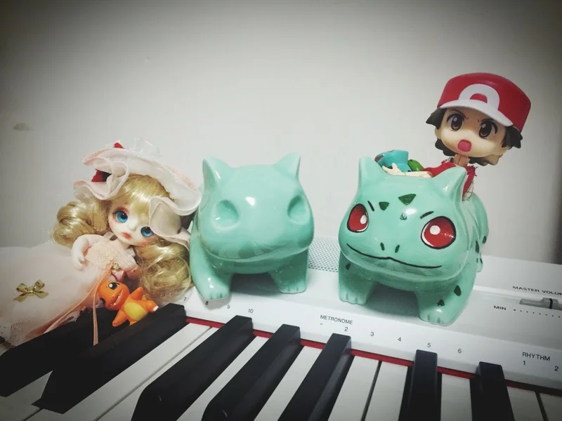 Большой 13 см x 7,5 см Kawaii керамический цветочный горшок Bulbasaur суккулентный горшок милые зеленые растения цветочный горшок с отверстием для дропшиппинг