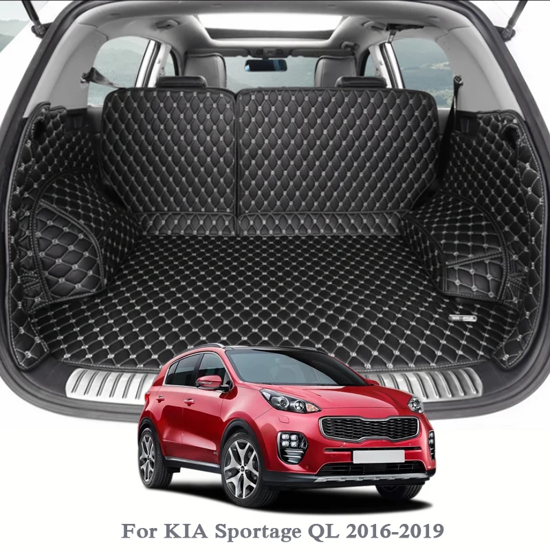 Для Kia Sportage QL 2016-2019 автомобильный коврик для ботинок задний багажник лайнер