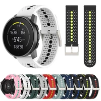 soft 22mm sports silicone strap for suunto9 speak wristband watch band watchand bracelet smartwatch replace accessories