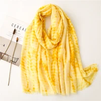 2021 luxury brand yellow leopard dot fringe viscose shawl scarf lady print soft wrap pashmina stole bufandas muslim hijab sjaal