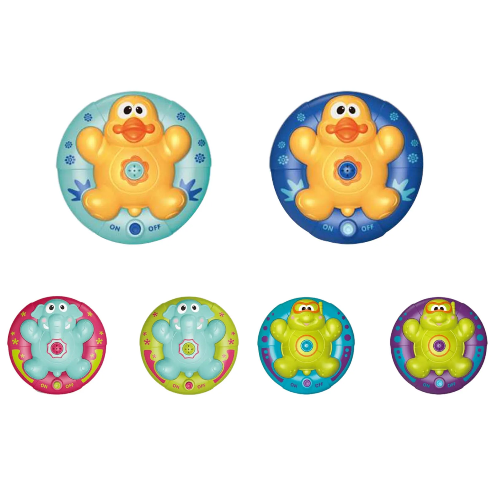 Новая игрушка для ванны малышей милые Мультяшные животные вращающиеся игрушки