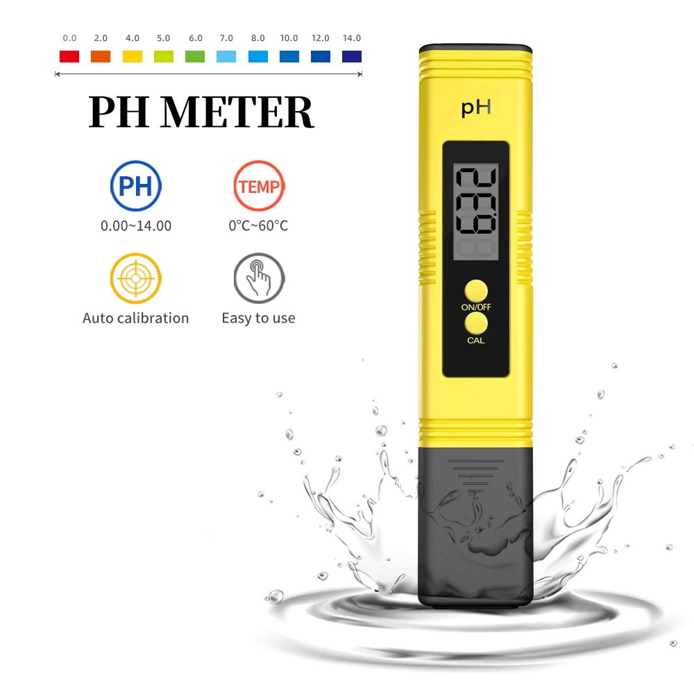 

Accuracy 0.01 PH Meter automatic calibration Digital ph Tester Aquarium Pool Water Wine Urine LCD Pen Monitor 30% off