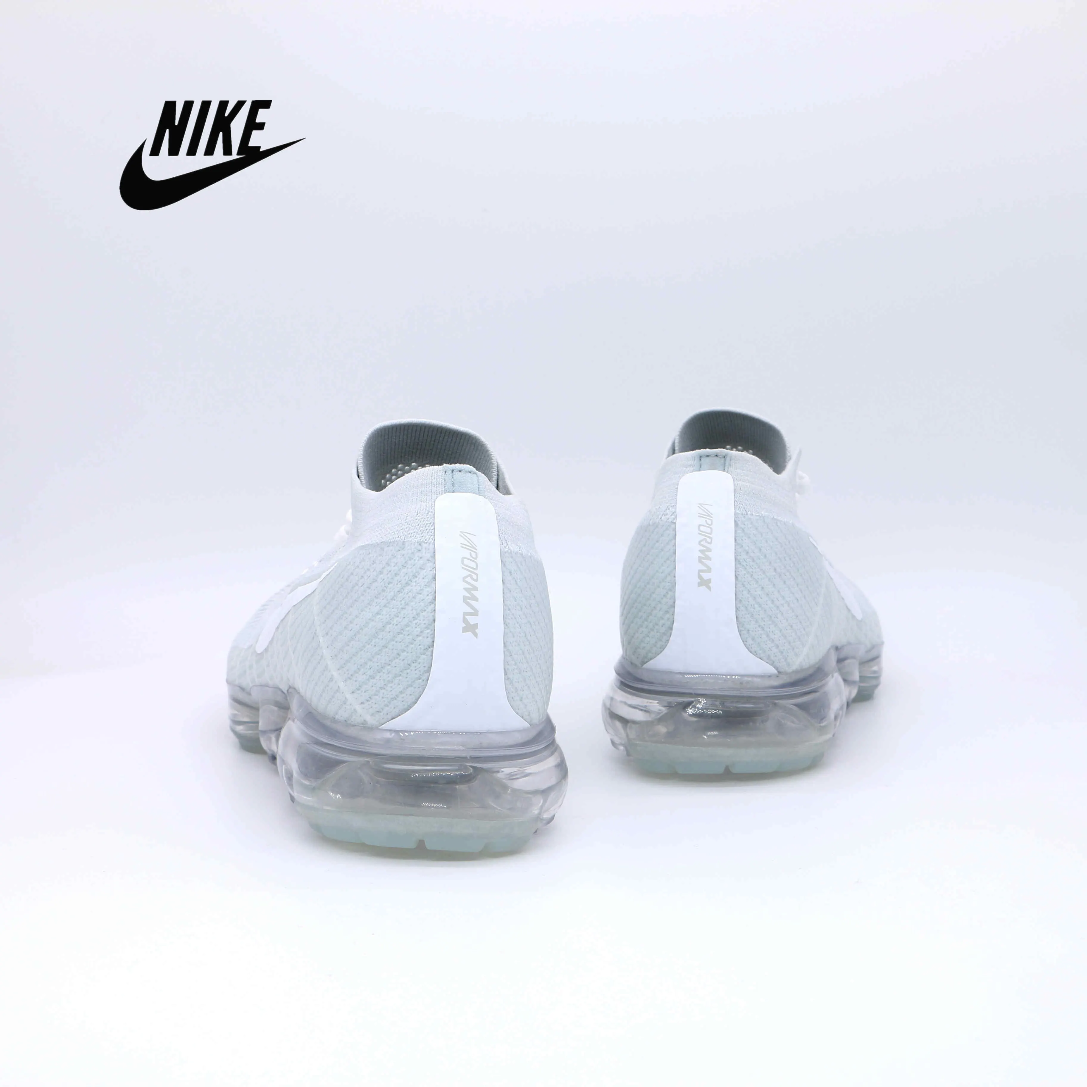 

NIKE Air vapormax 2018 running shoes men's women's fashion outdoor sports Sneakers breathable pure white 36-46
