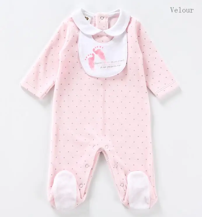 pink Боди для малышей; пижамы; детская одежда с длинными рукавами; одежда для детей; комбинезоны для новорожденных; Одежда для мальчиков и девочек; Детский комбинезон - Цвет: pink