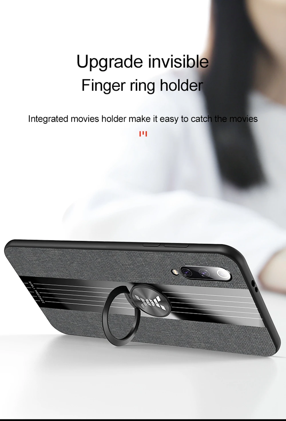 Ультратонкий Стенд для колец на палец ткань ТПУ чехол для Xiaomi mi 9 9T SE CC9 CC9e 8 Lite A2 Max 2 3 Red mi Note 7 5 Plus K20 Pro Чехол