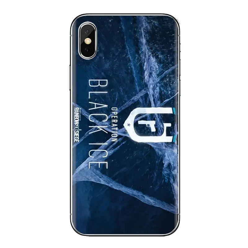 Чехол из термополиуретана Rainbow Six Siege operation Black Ice для iPod Touch Apple iPhone 11 Pro 4 4s 5 5S SE 5C 6 6S 7 8