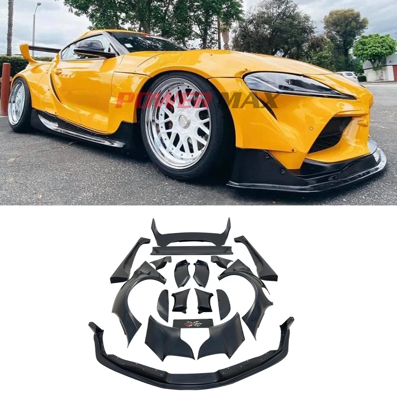 

Wide Body Kit For Toyota Supra A90 A91 Mk5 FRP Pandem Style Kits Fiberglass Rocket Bunny Bumper Kit