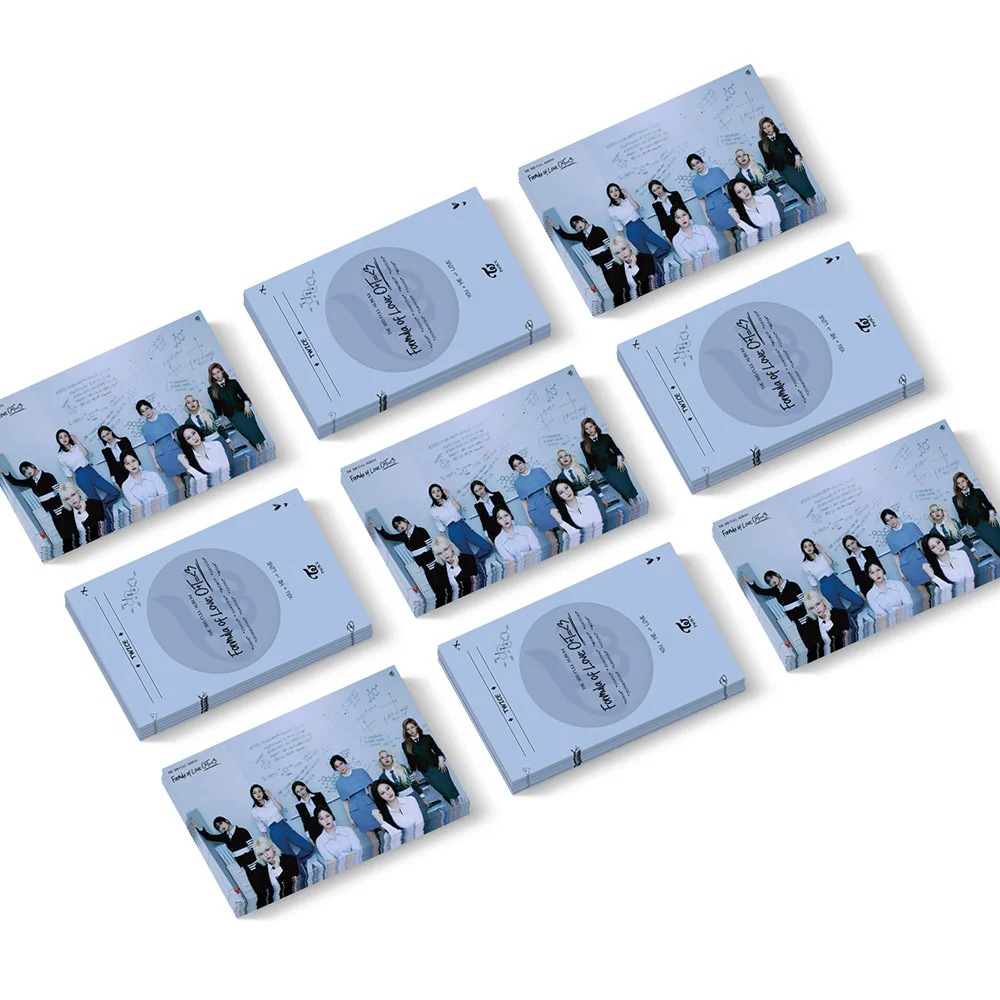 

54pcs/set KPOP TWICE Album FORMULA OF LOVE O+T=_3LOMOcard Smallcard LOMOcard Postcard Photocard New Korea Group Thank You Card