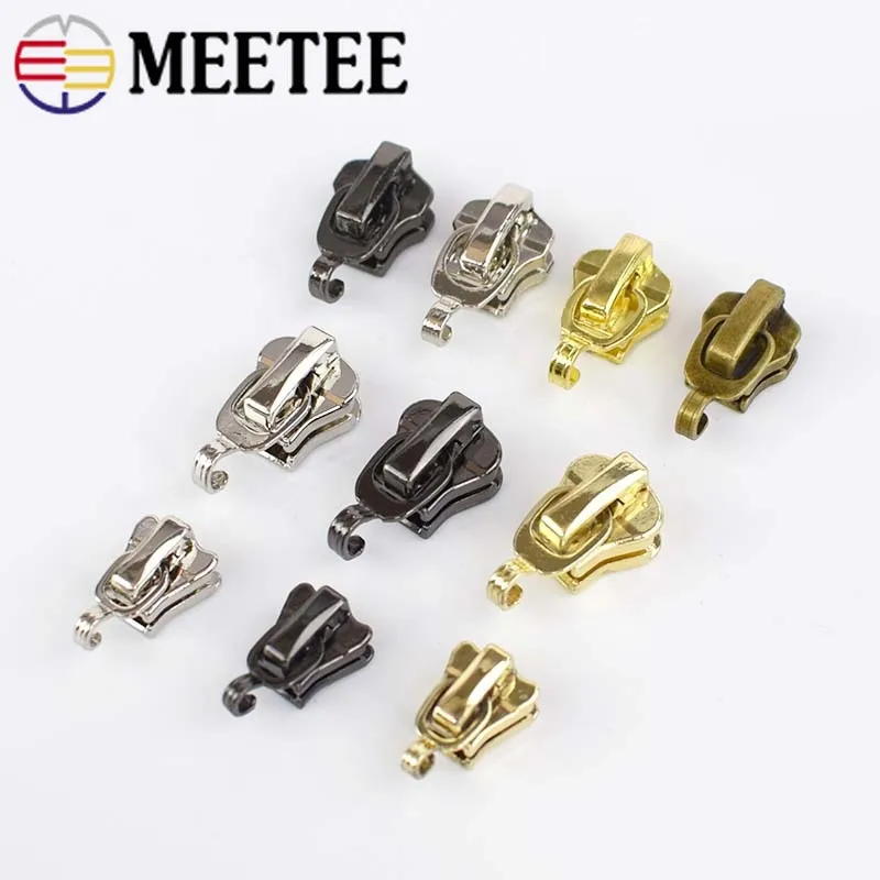 Meetee 20 шт. 3 #5 # металлические нейлоновые застежки для багажа одежда