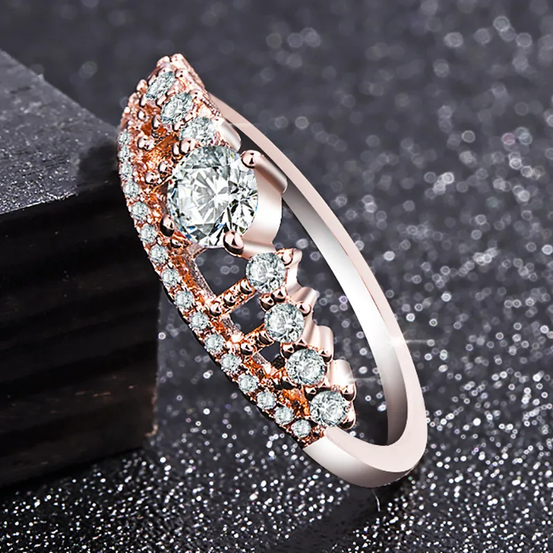 2018 корейский стиль серебряное Золото Цвет Ретро Хрустальная корона в форме