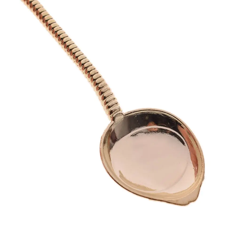 

1pcs Mini Cute Vintage royal style Coconut Tree Tea Coffee Spoon Ice Cream Small Decoration Zine Alloy Gift for Bar Party Hot