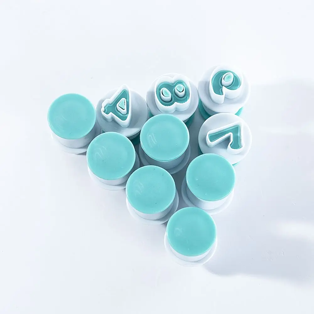 10 шт./компл. пластиковые формы для торта с цифрами помадка форма нож шоколадного