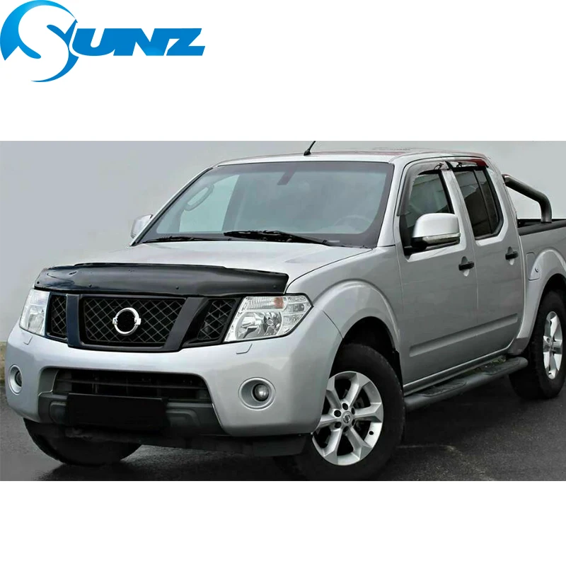 Боковых окон для NISSAN NAVARA D40 двери козырек для NISSAN NAVARA 2006 2007 2008 2009 2010 2011 2012 2013 SUNZ