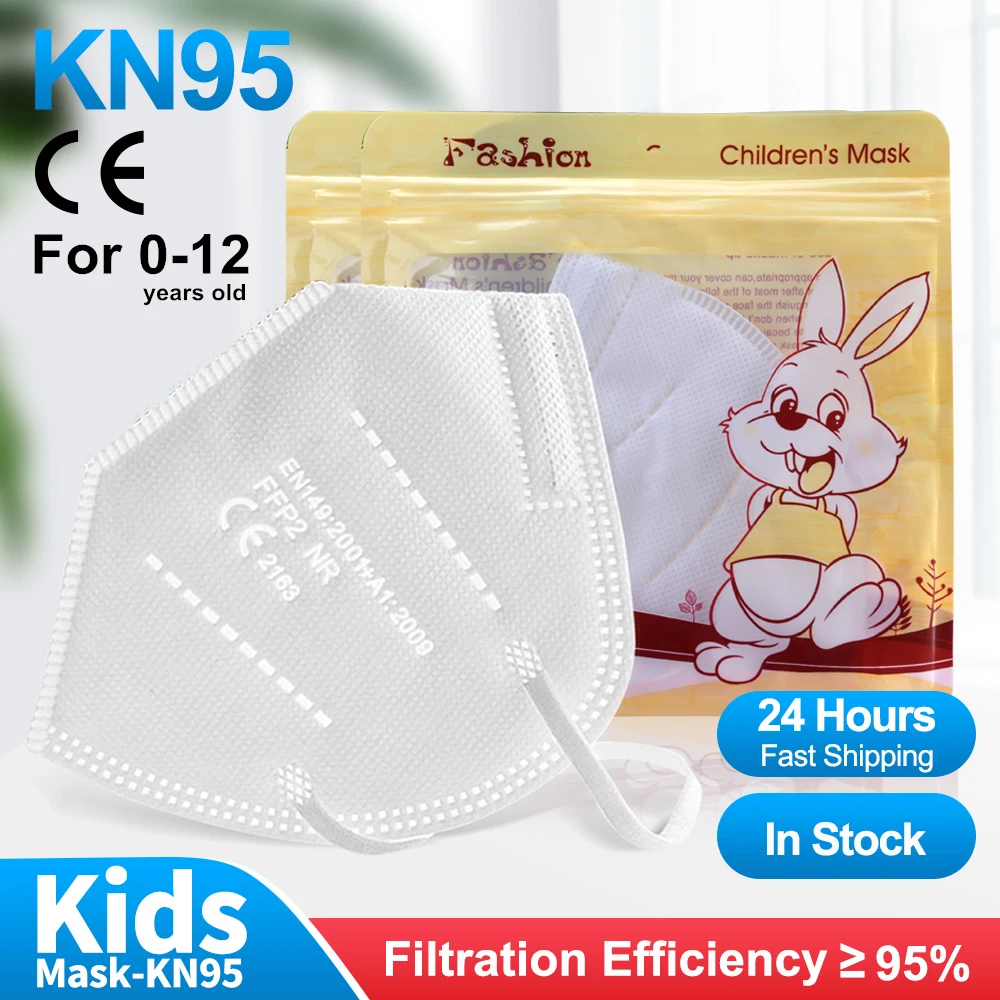 KN95 FFP2mask ребенка KN95mask детская CE детские маски FFP2 Mondkapjes FPP2 маска Enfant Mascarillas FFP2reutilizable