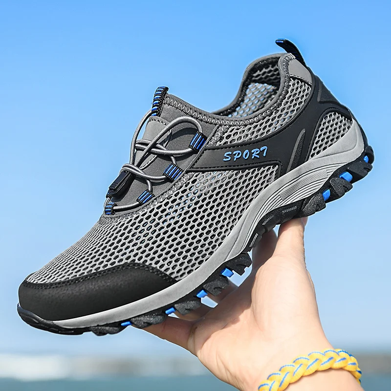 

Men Wading Trekking Hiking Shoes Breathable Elastic Quick Dry Upstream Socks Soft Non-slip Comfortable Diving Water Sneakers