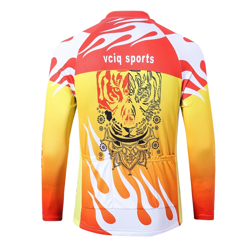 Мужская зимняя велосипедная Джерси 2019 красный синий зеленый с длинным рукавом