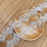 1yards best selling 2021 lace ribbon curtain sewing trim 2 7cm guipure bridal lace fabric embroidery applique wedding dress pl10