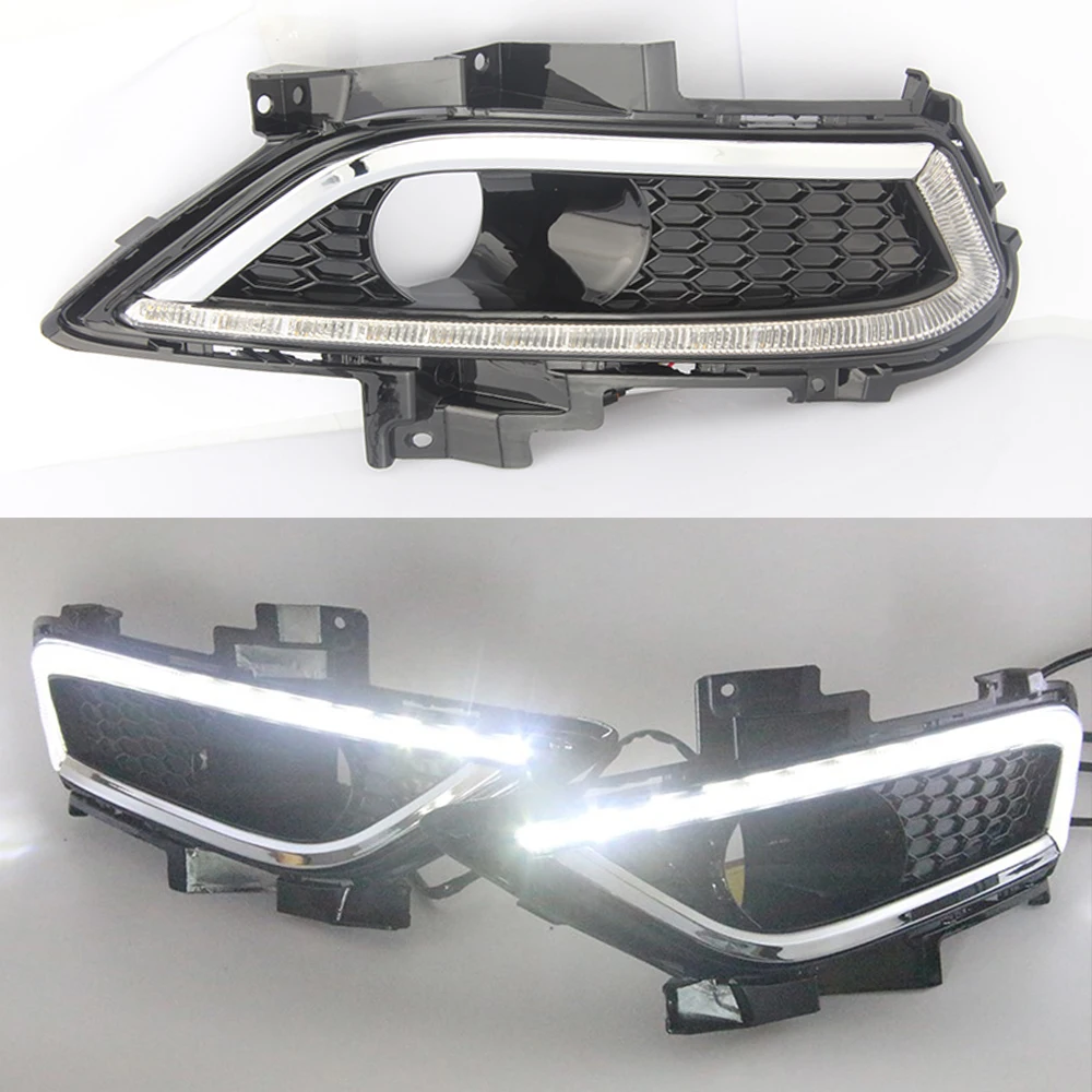 Автомобильная проблесковая 2 шт для Ford Mondeo Fusion 2013 2014 2015 2016 светодиодный DRL
