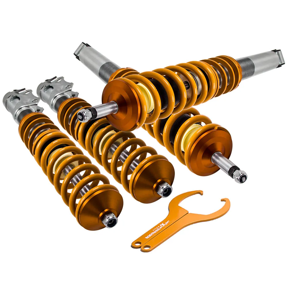Набор Coilover регулируемая подвеска понижающая удар комплект для VW MK2 MK3 GOLF JETTA Absobers