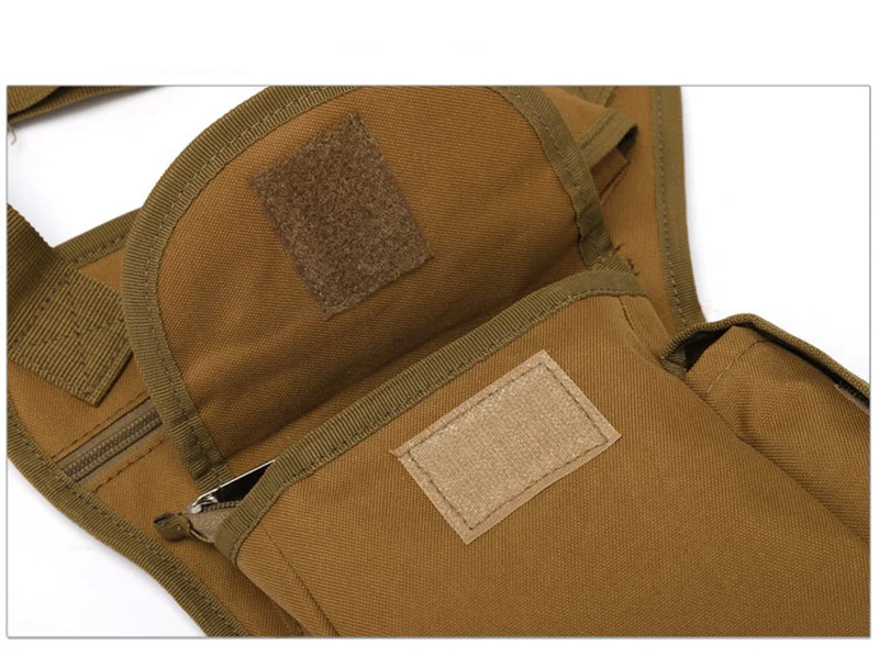 Портативная Мужская поясная сумка тактическая холщовая бедренная нога прямая