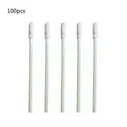 Губка-тампон для чистки наконечников, 100, шт.упак., небольшая круглая головка, без пыли, для струйной печати, печатающей головки, пистолета для оптических линз камеры