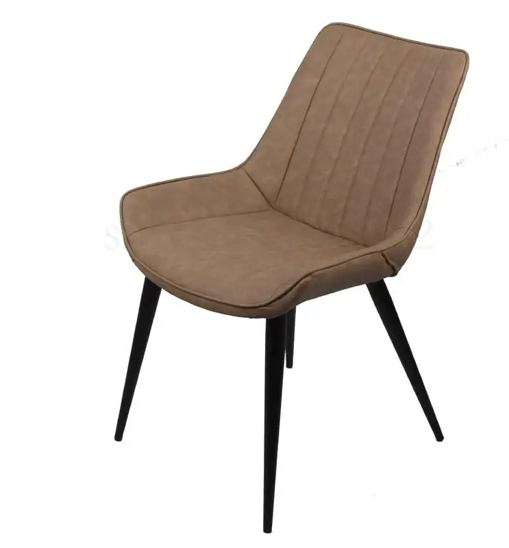 Обеденный стул в нордическом стиле современный минималистичный домашний