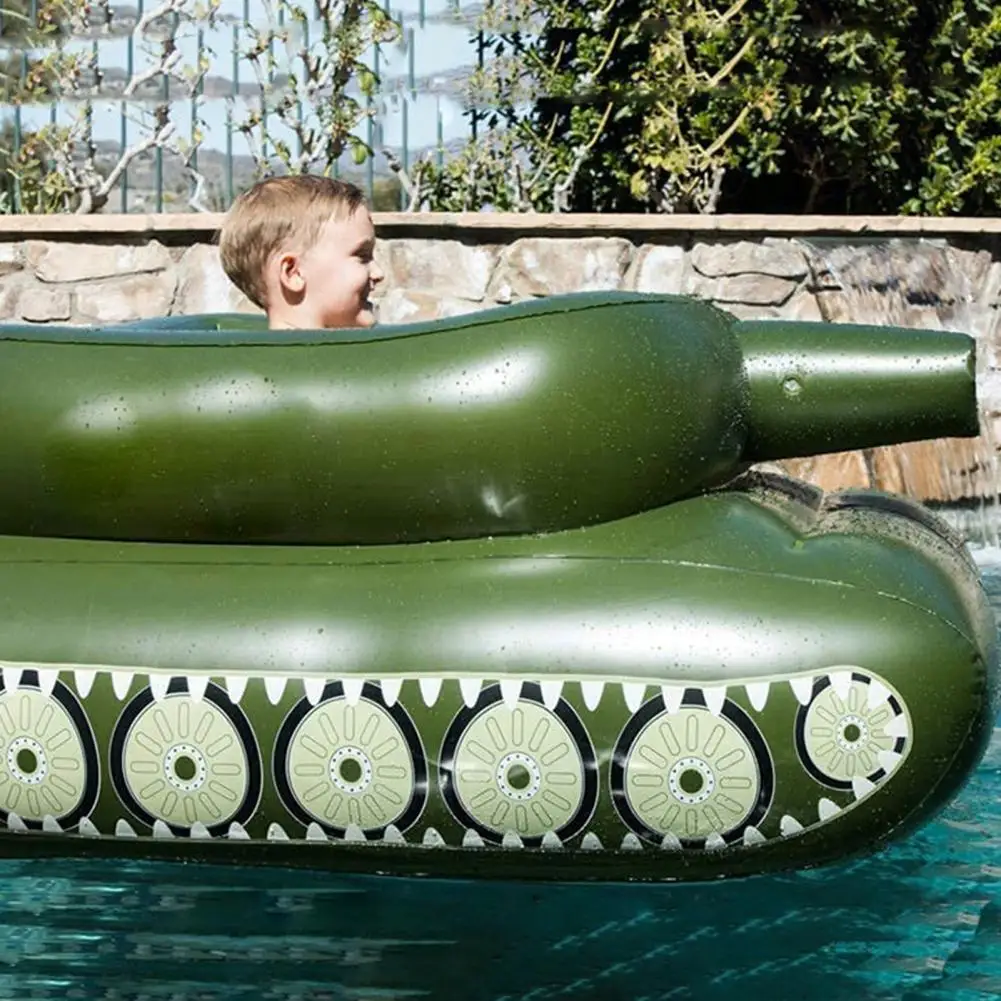 Tanque inflable de verano para adultos, piscina de pvc, chorro de agua, gran flotabilidad, cama flotante para exteriores, juguetes acuáticos
