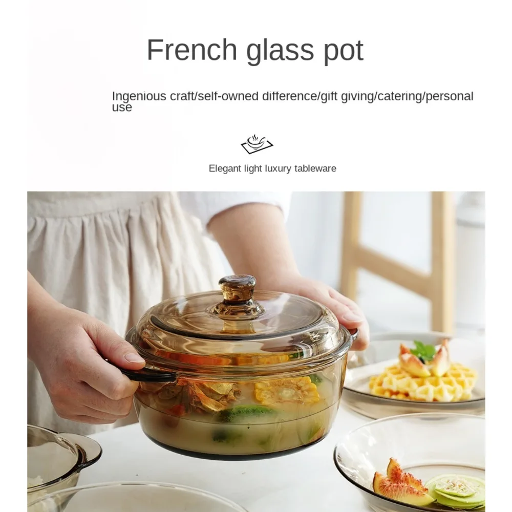 Кухня барная стойка поставки Зеленое яблоко французский Стекло горшок посуда с