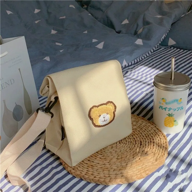 

Fashion Mini Cell Phone Bag Korean Crossbody Bag Female Canvas Shoulder & Crossbody Bag Preppy Style Money Bags For Girls